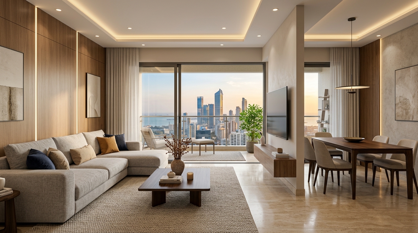 3 BHK Luxury Residence Layout Plan